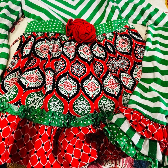 Girl’s Counting Daisy’s 2pc Holiday Outfit size 5 - Picture 2 of 4